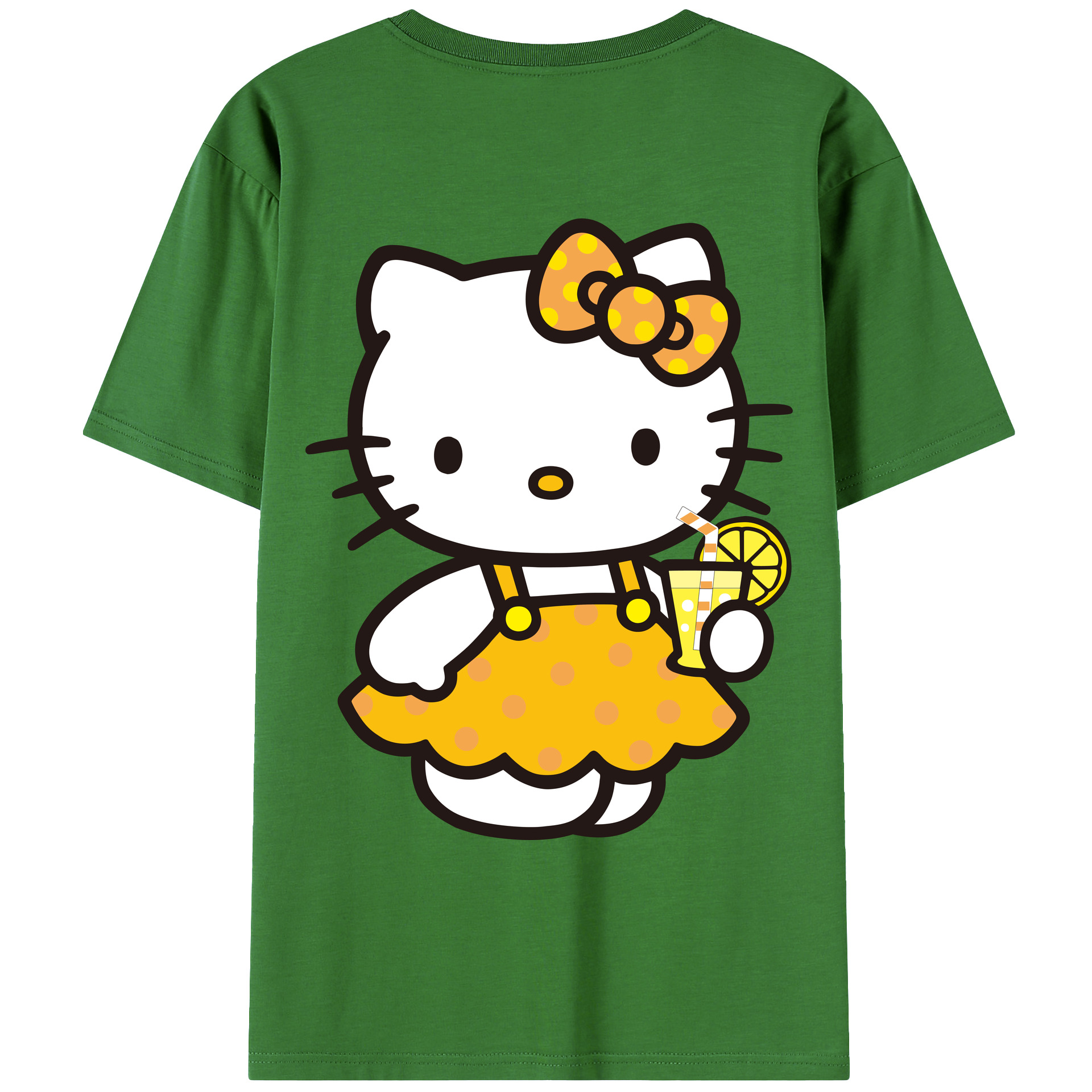 （画像用） Hello Kitty ハローキティ レディース半袖Tシャツ(バックプリント)